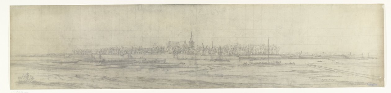 Utsikt over graven, 1672 Bilder av tegninger av den franske invasjonen av Nederland i 1672 av Adam Frans van der Meulen bevart i Manufacture des Gobelins (serietittel) av frères Moreau