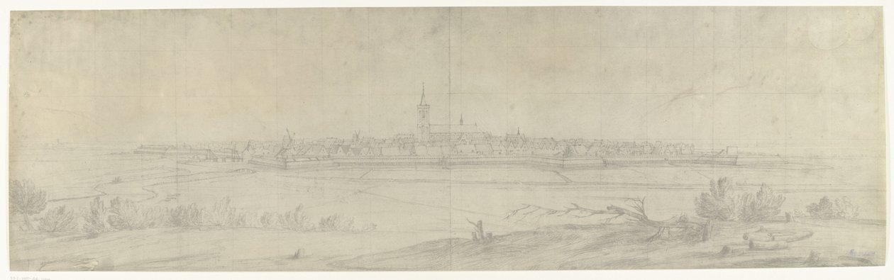 Utsikt over Naarden, 1672 Bilder av tegninger av den franske invasjonen av Nederland i 1672 av Adam Frans van der Meulen bevart i Manufacture des Gobelins (serietittel) av frères Moreau