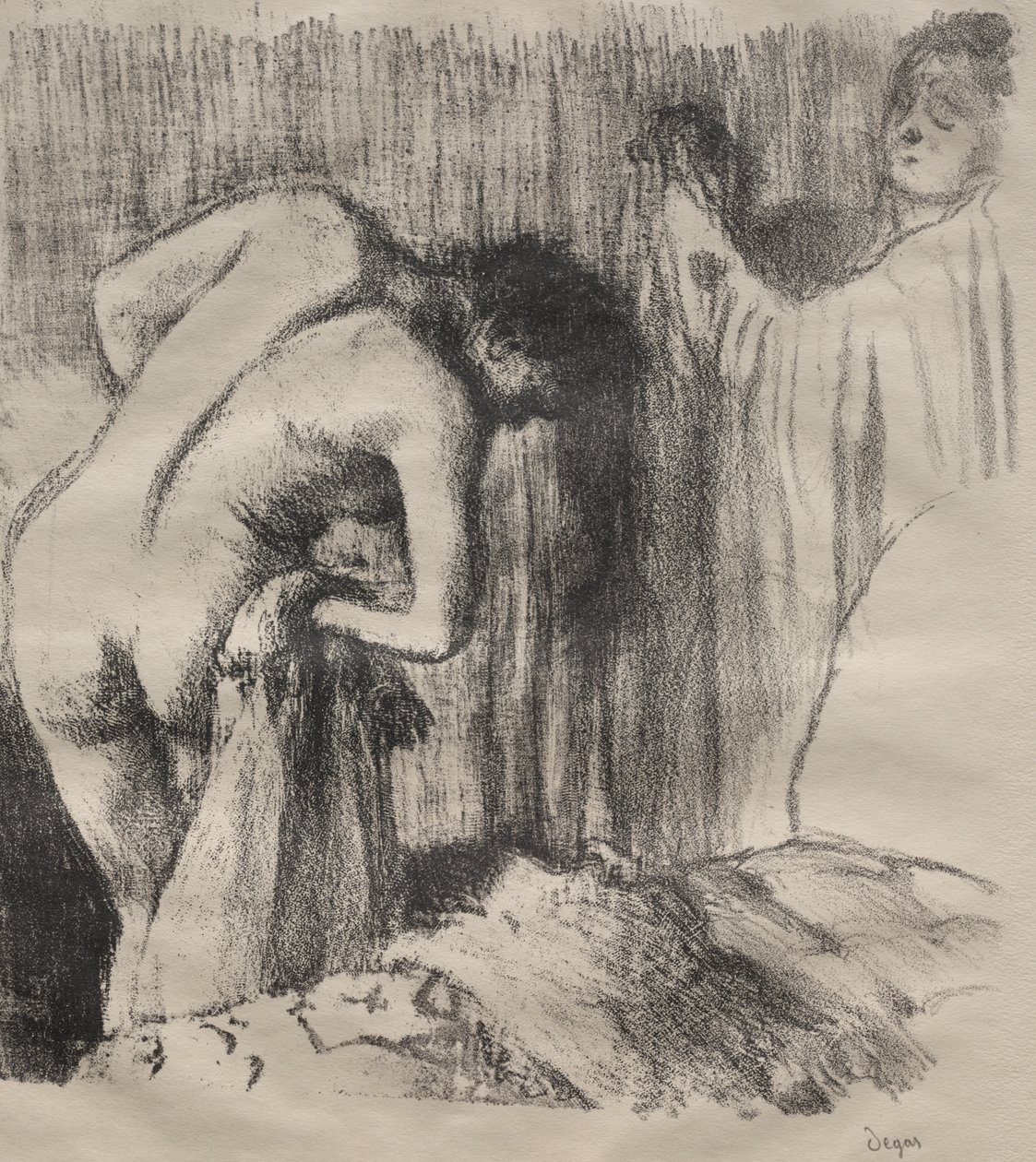Etter badet III av imitator of Antoine Louis Barye