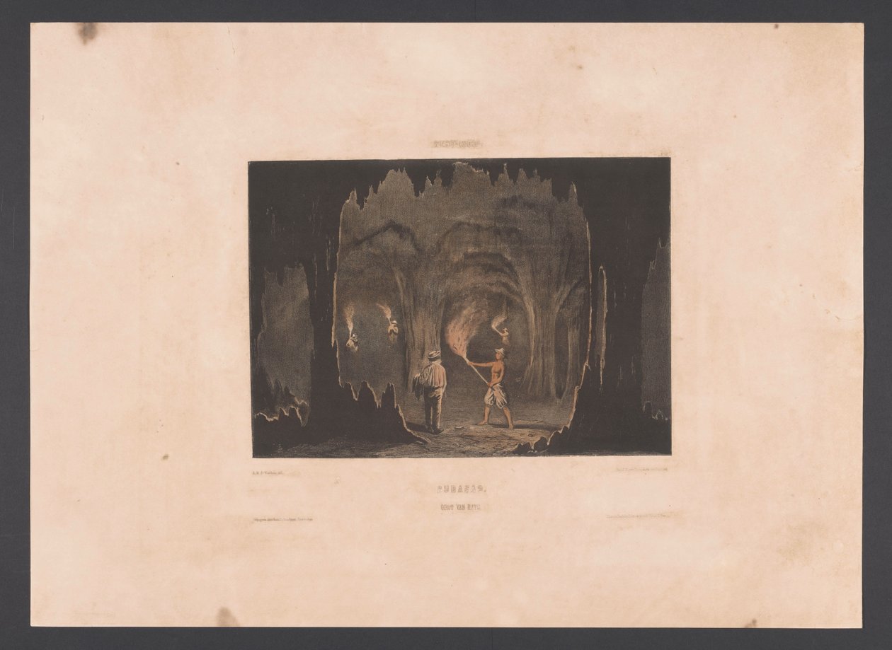 Caves of Hato Curacao. Cave of Hato (tittel på objekt) Vestindia (serietittel på objekt) Utsikt fra Nederland
