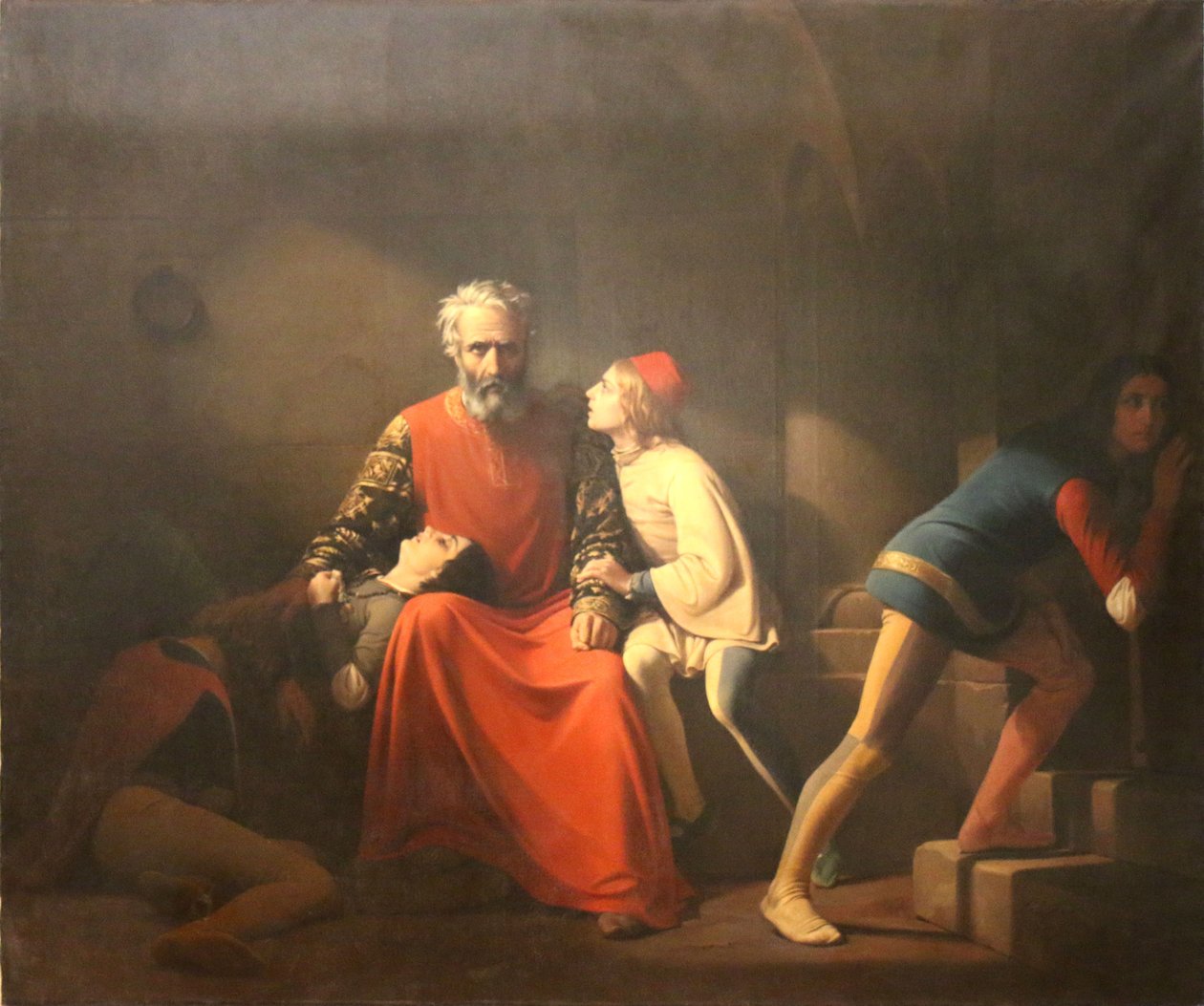 Ugolino og sønnene hans av Émile Vernet Lecomte