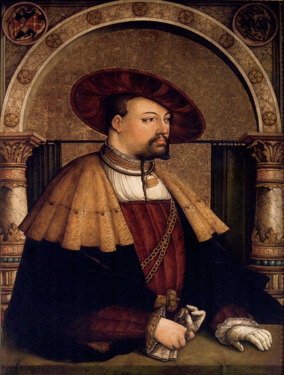 Portrett av Eitelfriedrich III. von Zollern, 1561 av Josef Weis