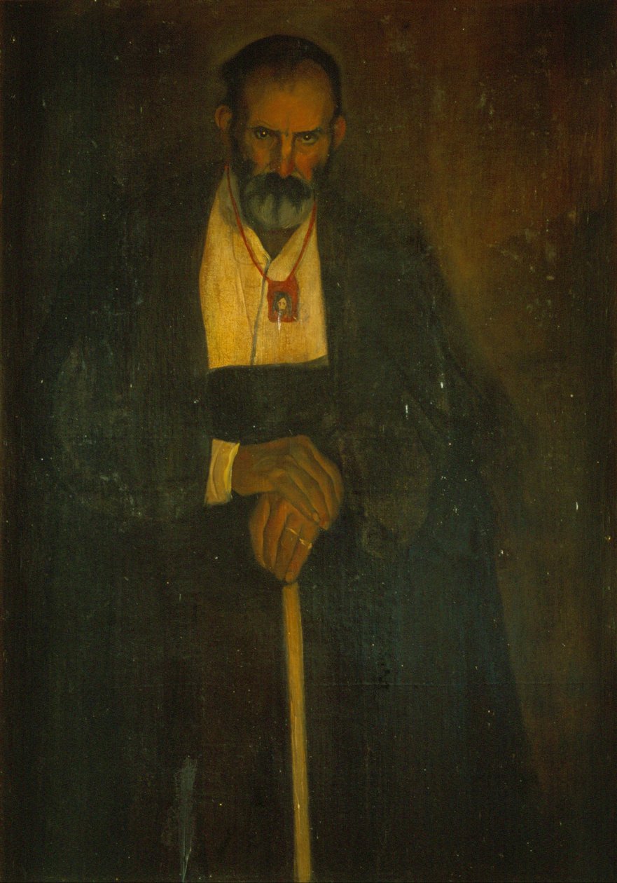 Gubben med Scapular av Ángel Zárraga