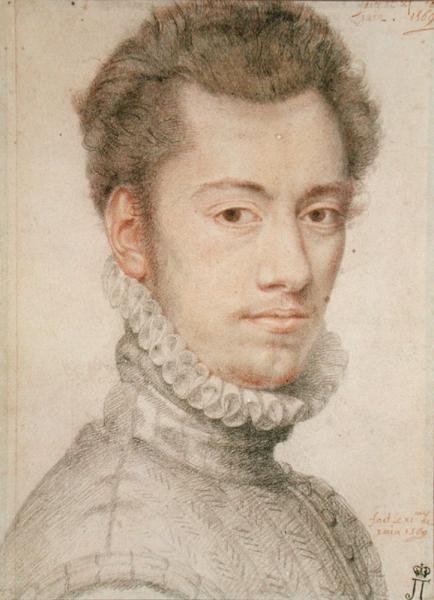Etienne Dumonstier (1540-1603), ca. 1570 av Daniel Dumonstier or Dumoustier