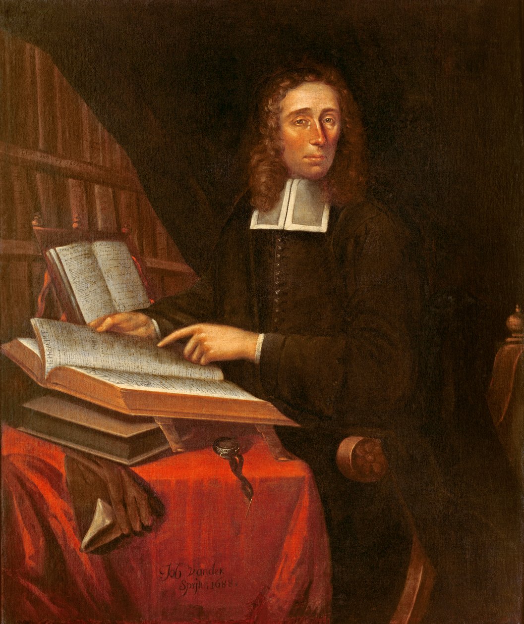 Øk Mather (1639-1723) 1688 av Jan van der Spriet or Spriett