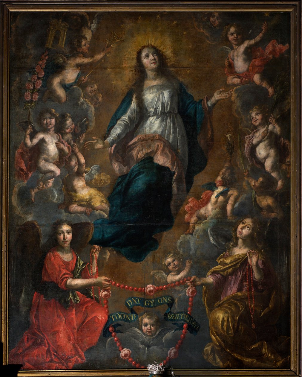 Sognekirke (Saint George Parish Church). Interiør. Marias antagelse. Nicolas de Liemaeckere. 1640. av or Liemaecker Nicolaas de Liemakere