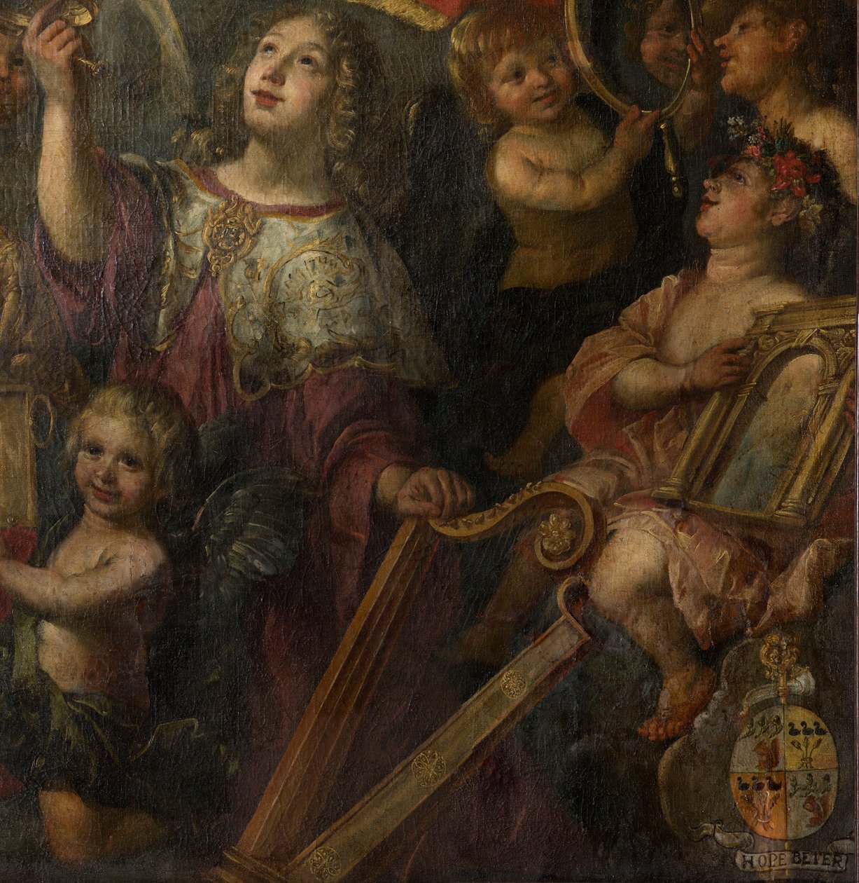 Sognekirke (Sint-Walburgakerk). Maleri. Nicolas De Liemaeckere. av or Liemaecker Nicolaas de Liemakere