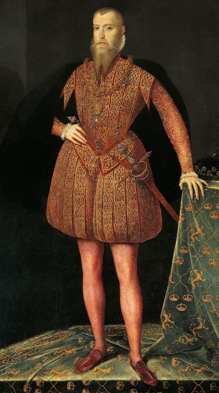 Portrett av Erik XIV av Sverige (Stockholm av or Muelen Steven van der Meulen
