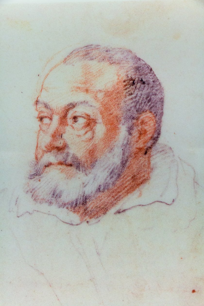 Portrett av Jacopo Barozzi da Vignola av or Zuccaro Federico Zuccari
