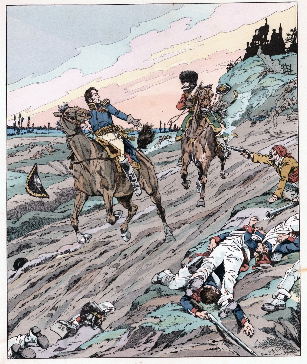 Gi ham fortsatt å drikke ordene til general Hugo (Joseph Leopold Sigisbert Hugo av pseudonym for Onfray de Breville Jacques Job