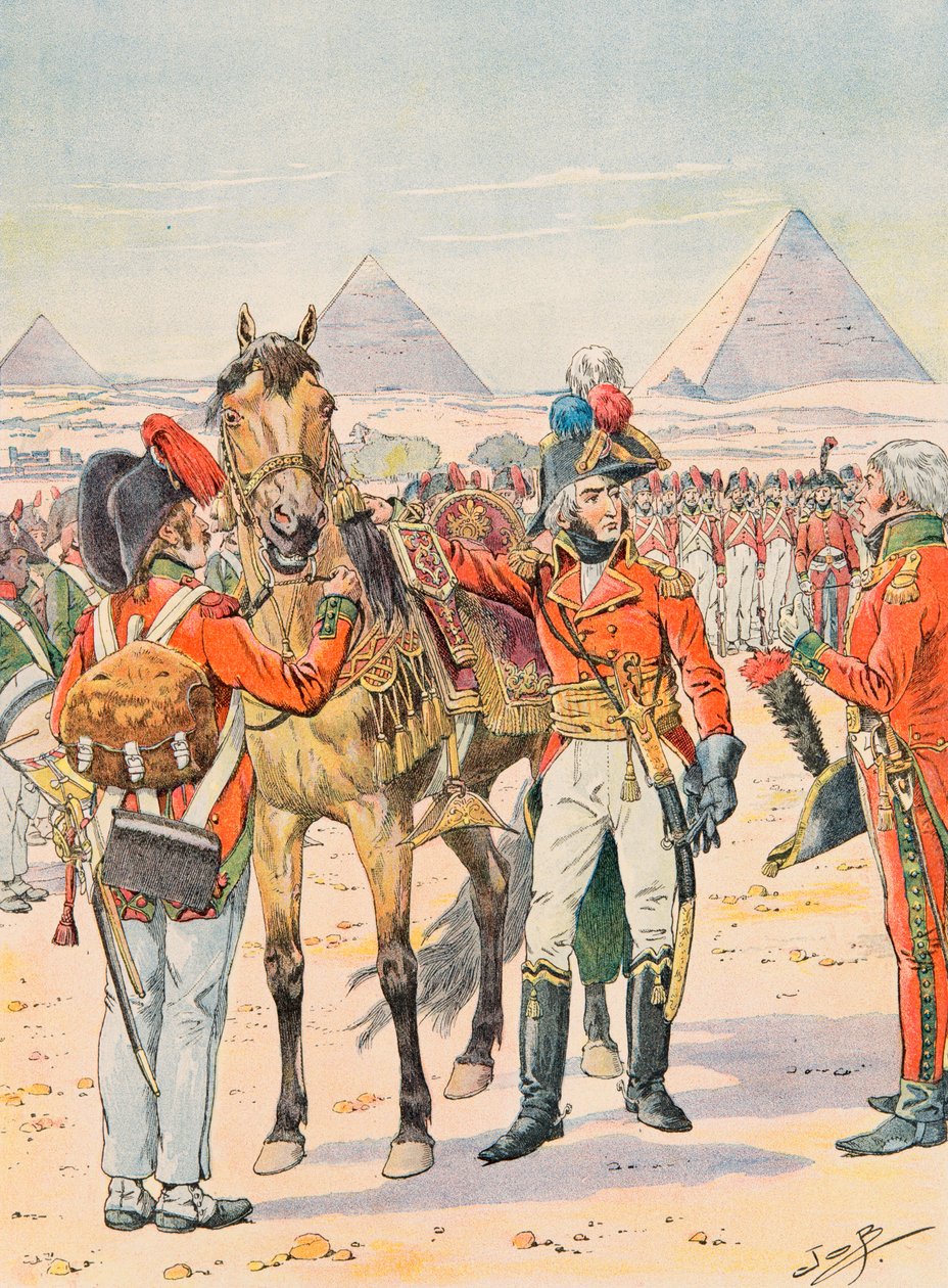 Jacques Marie Gaston Onfroy de Breville dit JOB (1858-1931) - Franske tropper holdt til enhver tid: 9th Half Battle Brigade i Egypt, privat samling av pseudonym for Onfray de Breville Jacques Job
