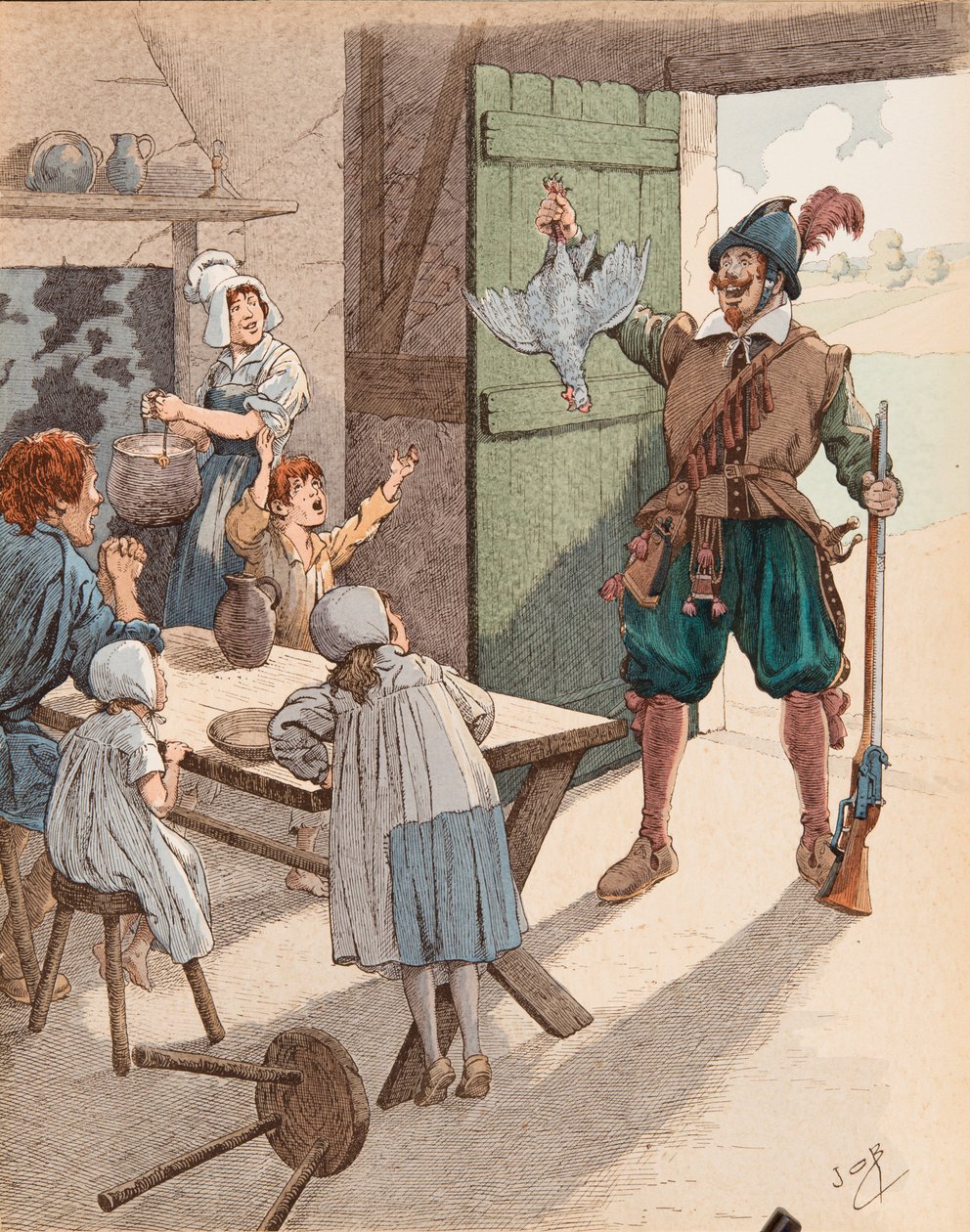 Jacques Marie Gaston Onfroy de Breville dit JOB (1858-1931) - Pottejenta i Henri IV