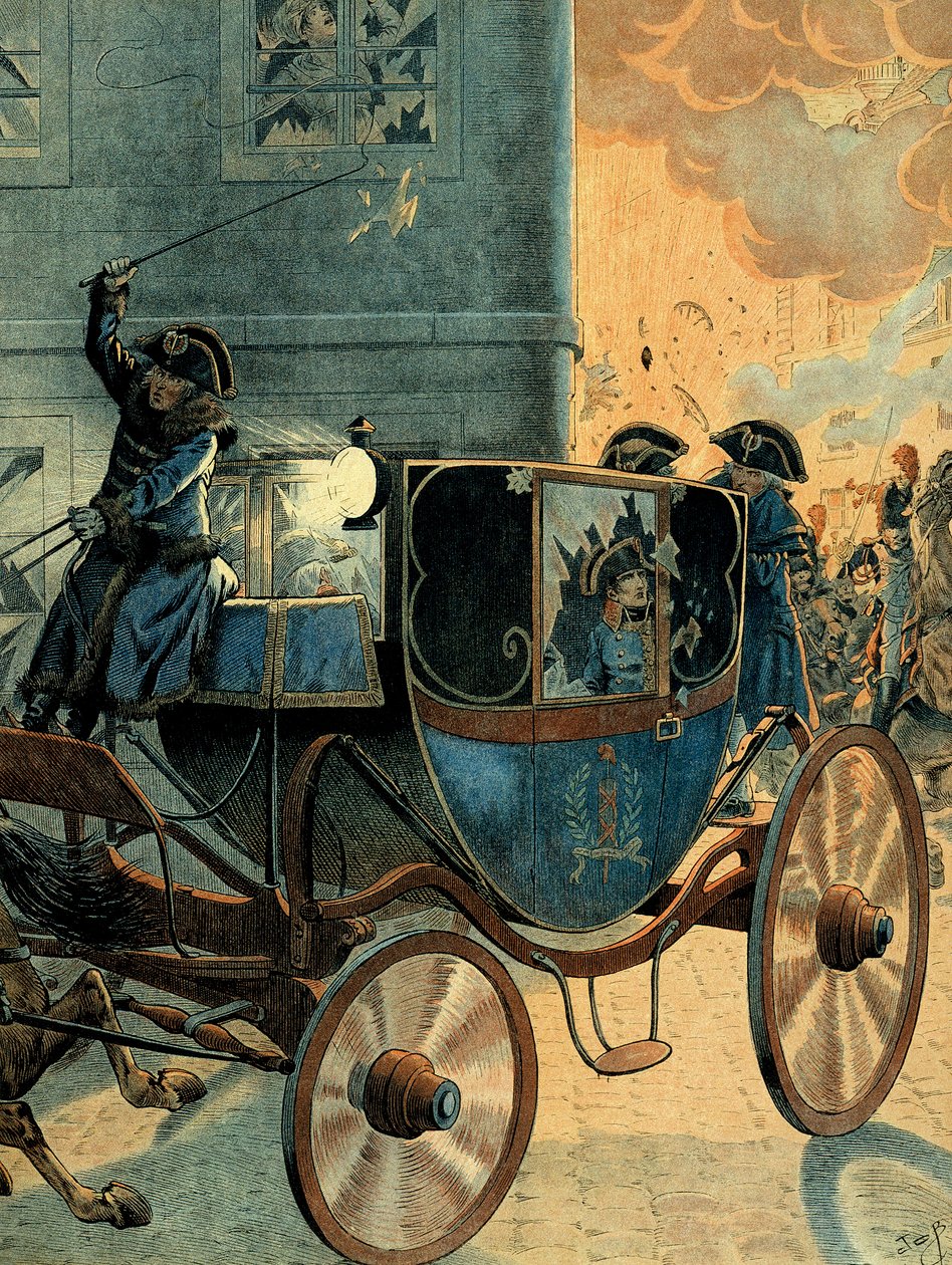 Vedlegget til rue Saint Nicaise (Saint-Nicaise) i Paris 24. desember av pseudonym for Onfray de Breville Jacques Job