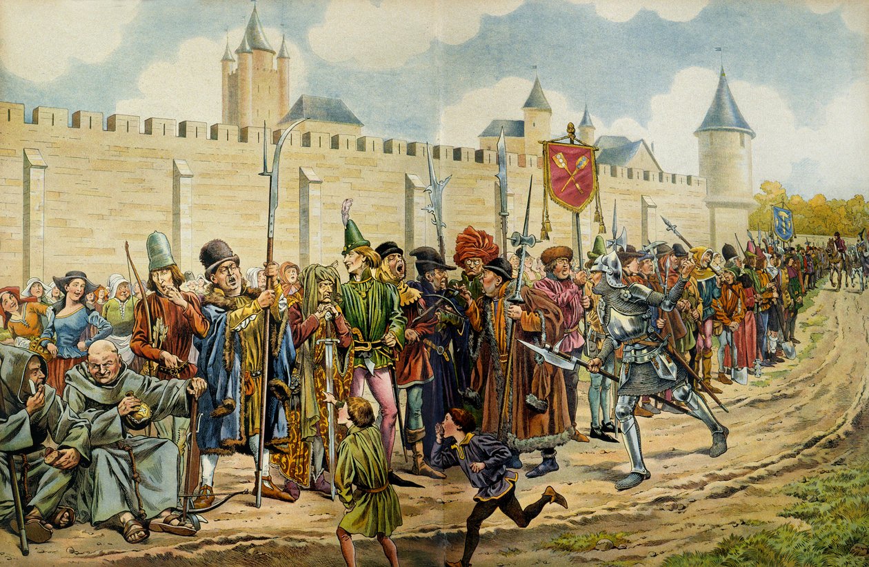 Louis XI av Frankrike, kjent som den forstandige (1423-1483), anmeldt 14. september av pseudonym for Onfray de Breville Jacques Job