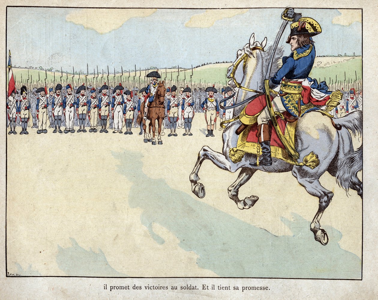 Napoleon utnevnes til sjef for den franske hæren i Italia - 1796 - Napoleon blir utnevnt til sjef for den franske hæren i Italia, 23. februar av pseudonym for Onfray de Breville Jacques Job