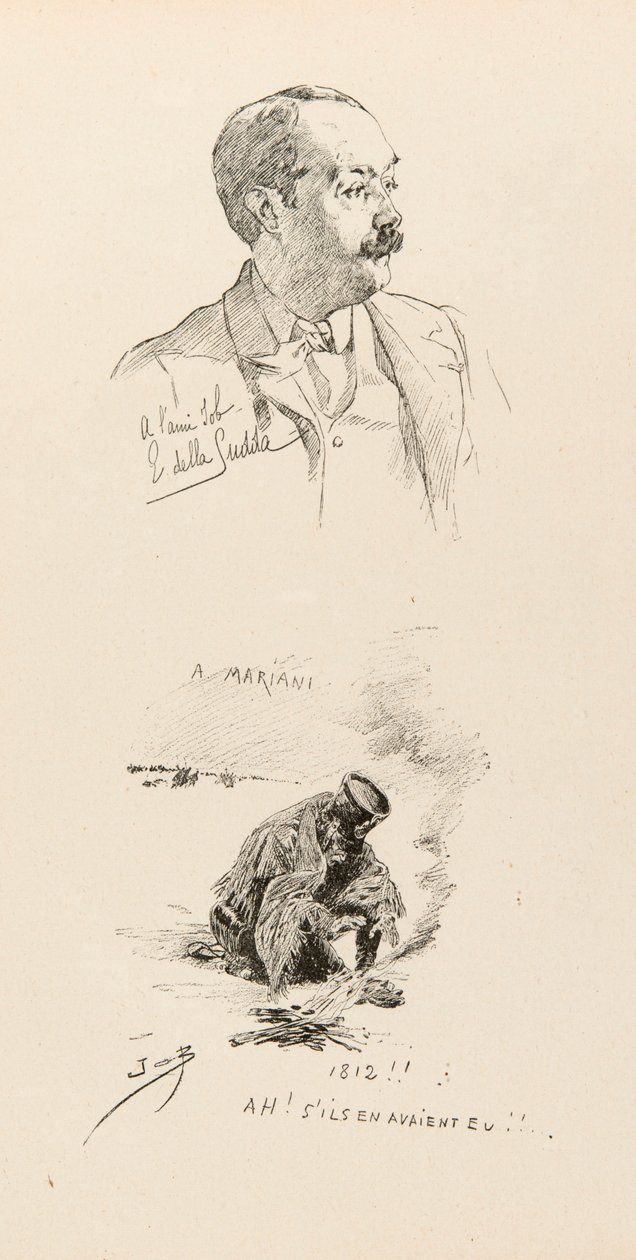 Portrett av Job (Jacques Marie Gaston Onfroy de Breville av pseudonym for Onfray de Breville Jacques Job