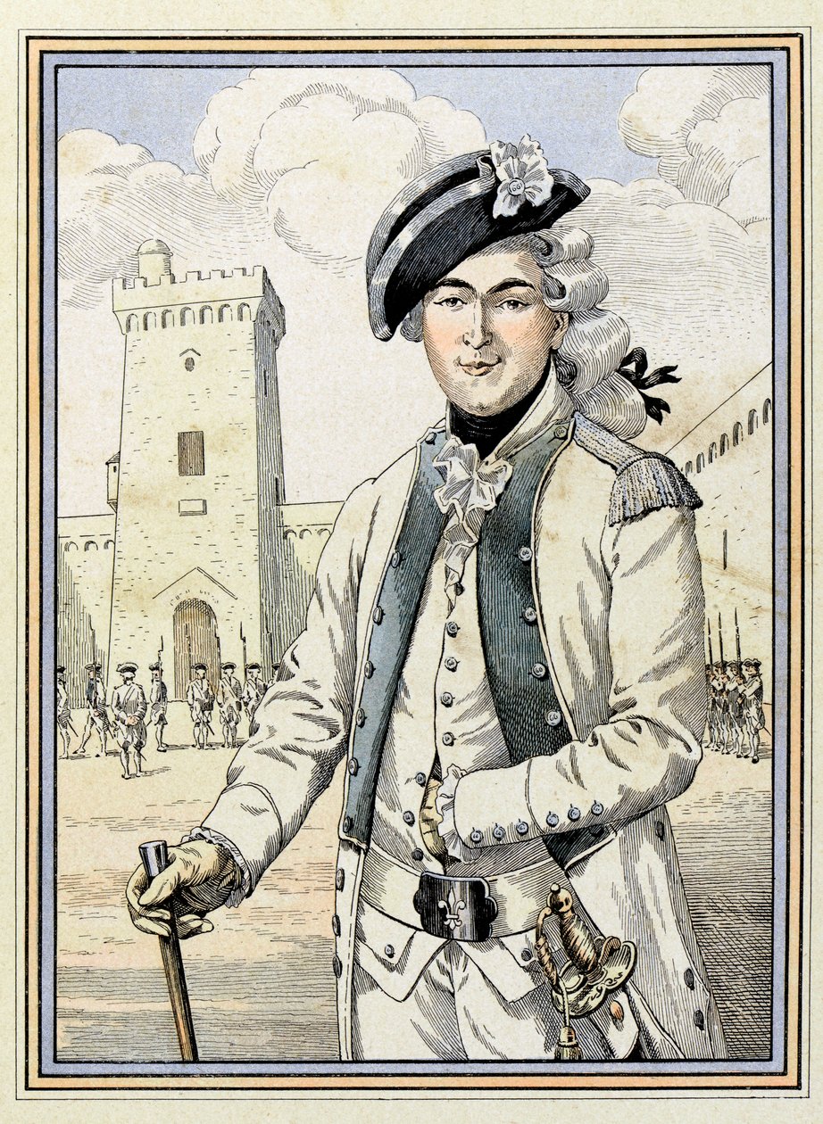 Portrett av Theophile Malo Corret de La Tour (eller Latour) d