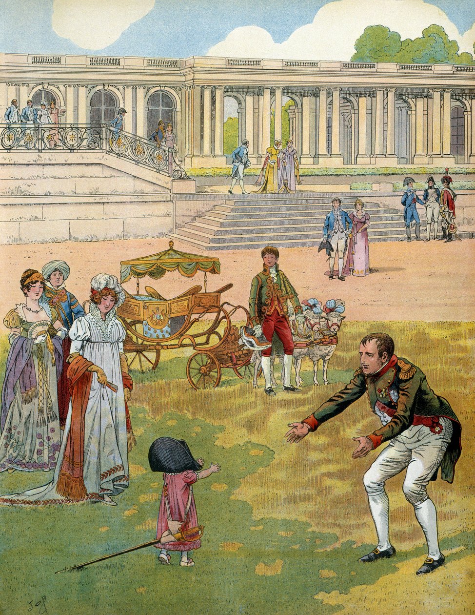 Keiser Napoleon I Bonaparte av pseudonym for Onfray de Breville Job