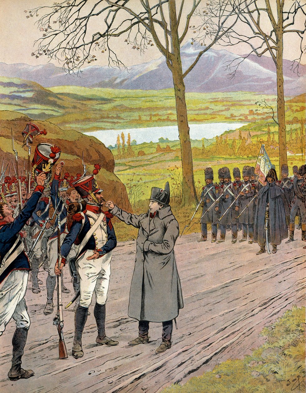 Keiser Napoleon I Bonaparte av pseudonym for Onfray de Breville Job