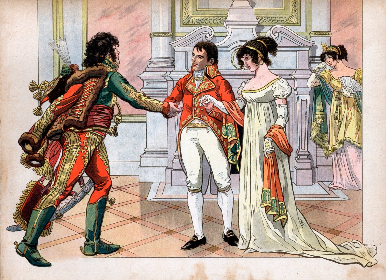 Den første konsulen Napoleon I Bonaparte av pseudonym for Onfray de Breville Job