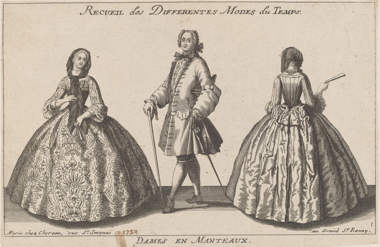 Damer i kåper av published by Jacques Chéreau