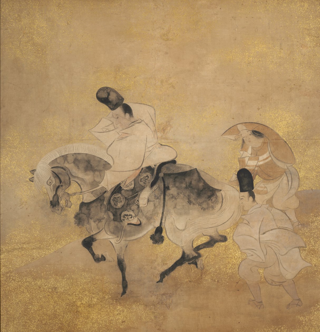 Kryss ved Sano av studio of Tawaraya Sōtatsu