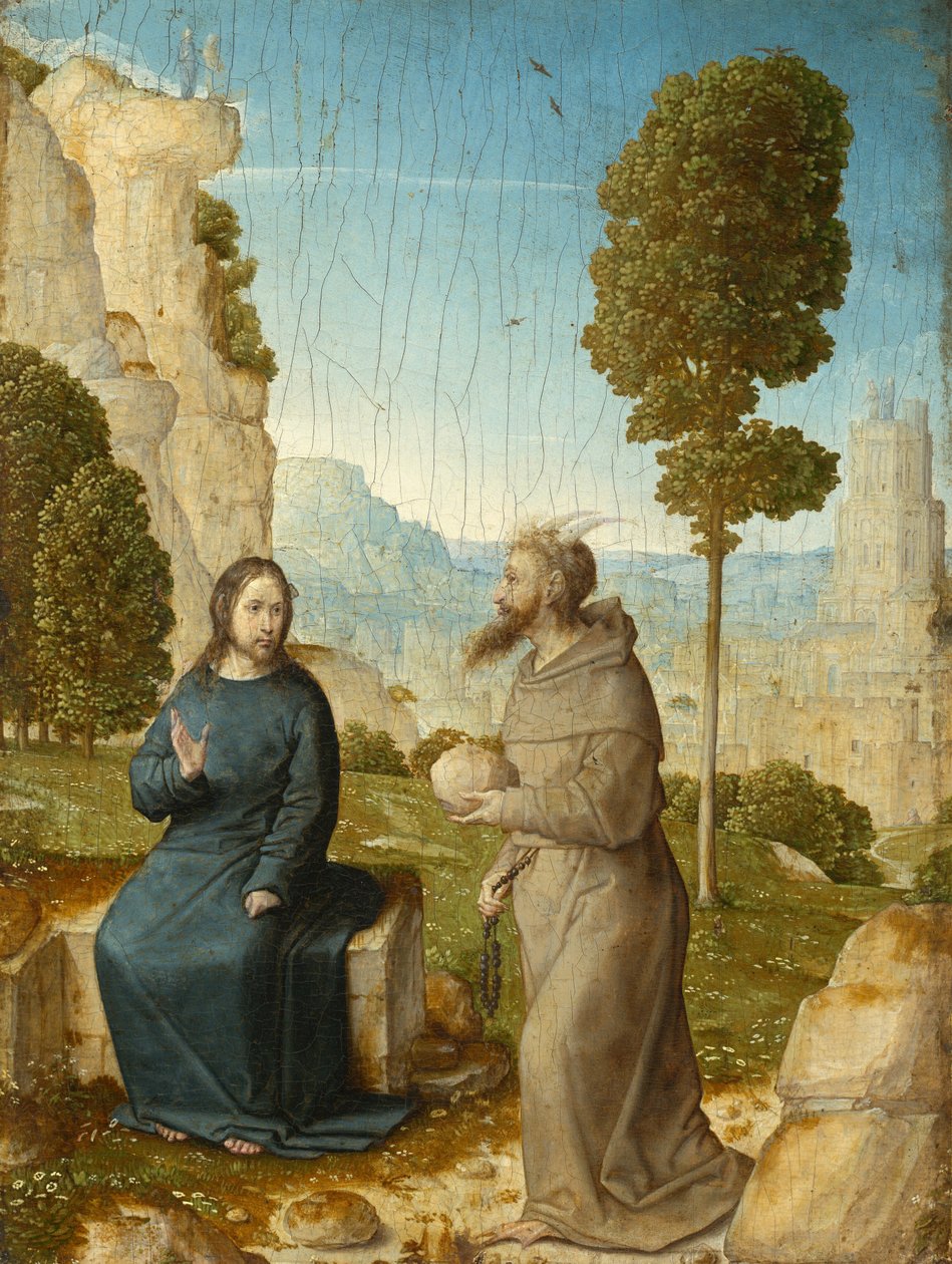 Kristi fristelse, ca. 15001504. av the Elder Juan de Flandes