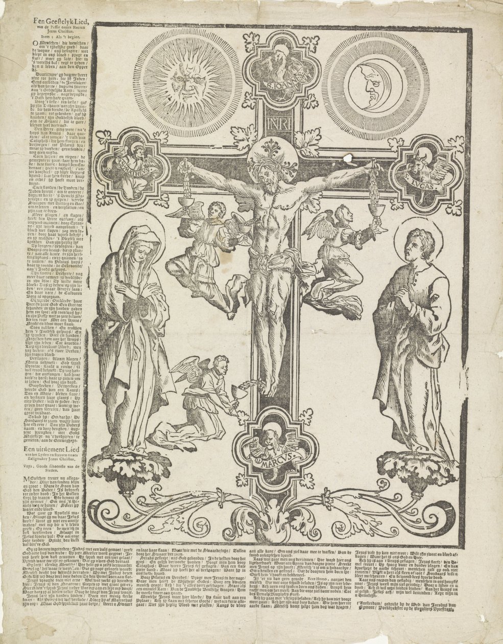 En åndelig sang, / om vår Herres lidenskap / Jesus Kristus (tittel på objekt) av weduwe Jacobus van Egmont