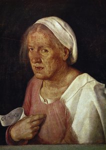La Vecchia (Den gamle kvinnen), etter 1505 (olje på lerret)
