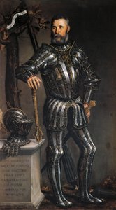 Portrett av Pase Guarienti av Paolo Caliari (1528-1588), olje på lerret