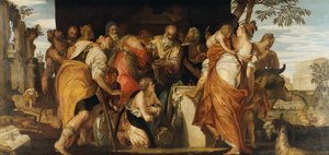 The Anointment of David, ca. 1555 (olje på lerret)