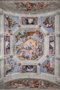 Olympus, hvelvet til Hall of Olympus av Veronese