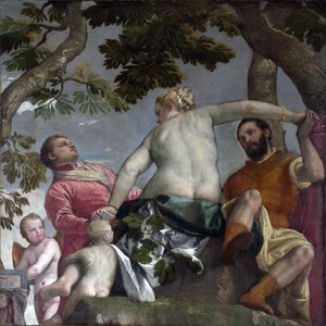 Utroskap, ca. 1575 (olje på lerret) av Veronese