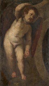 A Standing Putto, ca. 1548-88 (olje på lerret) av Veronese