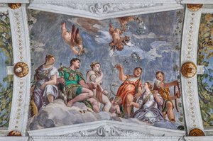 The Court of Love, Room of the Conjugal Love av Veronese