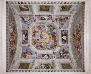 Olympus, hvelvet til Hall of Olympus av Veronese