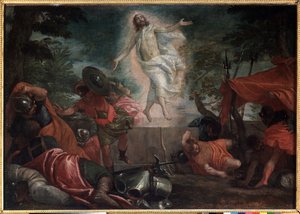 The Resurrection, ca. 1580 (olje på lerret) av Veronese