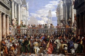 The Wedding of Cana (mirakel av transformasjonen av vann til vin av Veronese