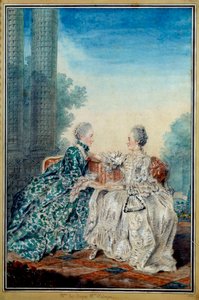 Portrett av Madame de Breget og Madame d