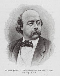 Gustave Flaubert , fransk romanforfatter (gravering) av (1820-1910) (after) Nadar