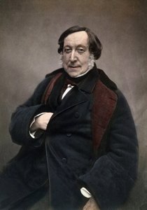 Gioachino (Antonio) Rossini (1792-1868) italiensk komponist. etter fotografi av Nadar av Nadar