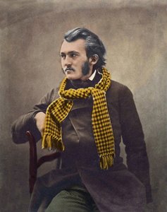 Gustave Dore (1832-1883) av Felix Nadar - senere fargelegging av Nadar