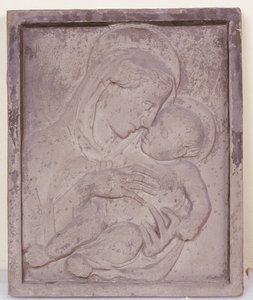 Madonna og barn (ca. 1386-1466). av (Workshop of) Donatello