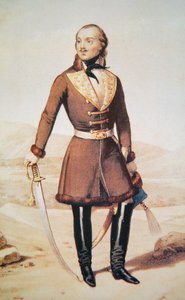 Grev Casimir Pulaski (farge litho)