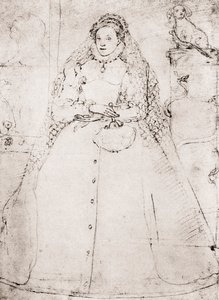 Elizabeth I (litho) av (after) English School