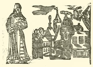 Illustrasjon for The Roxburghe Ballads (tresnitt) av (after) English School