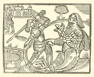 Illustrasjon for The Roxburghe Ballads (tresnitt) av (after) English School