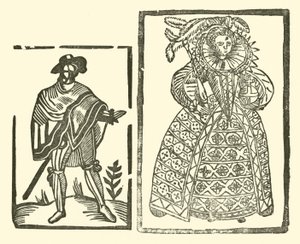 Illustrasjon for The Roxburghe Ballads (tresnitt) av (after) English School