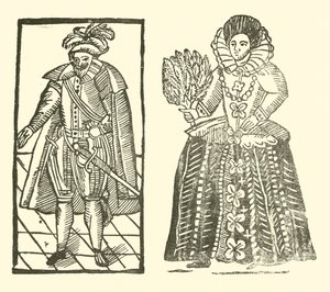 Illustrasjon for The Roxburghe Ballads (tresnitt) av (after) English School