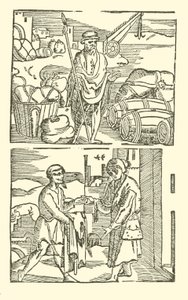 Illustrasjon for The Roxburghe Ballads (tresnitt)